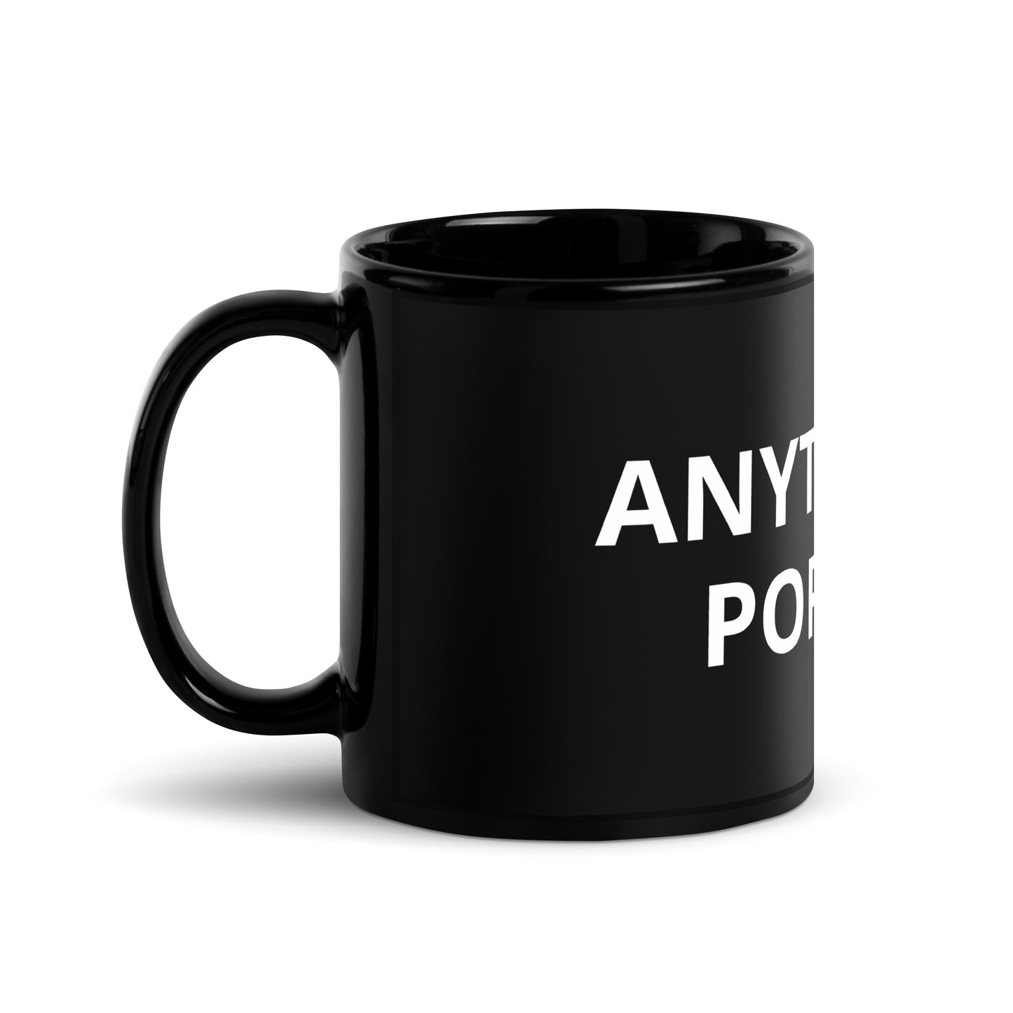 ANYTHING IS POPSICLE BLACK MUG