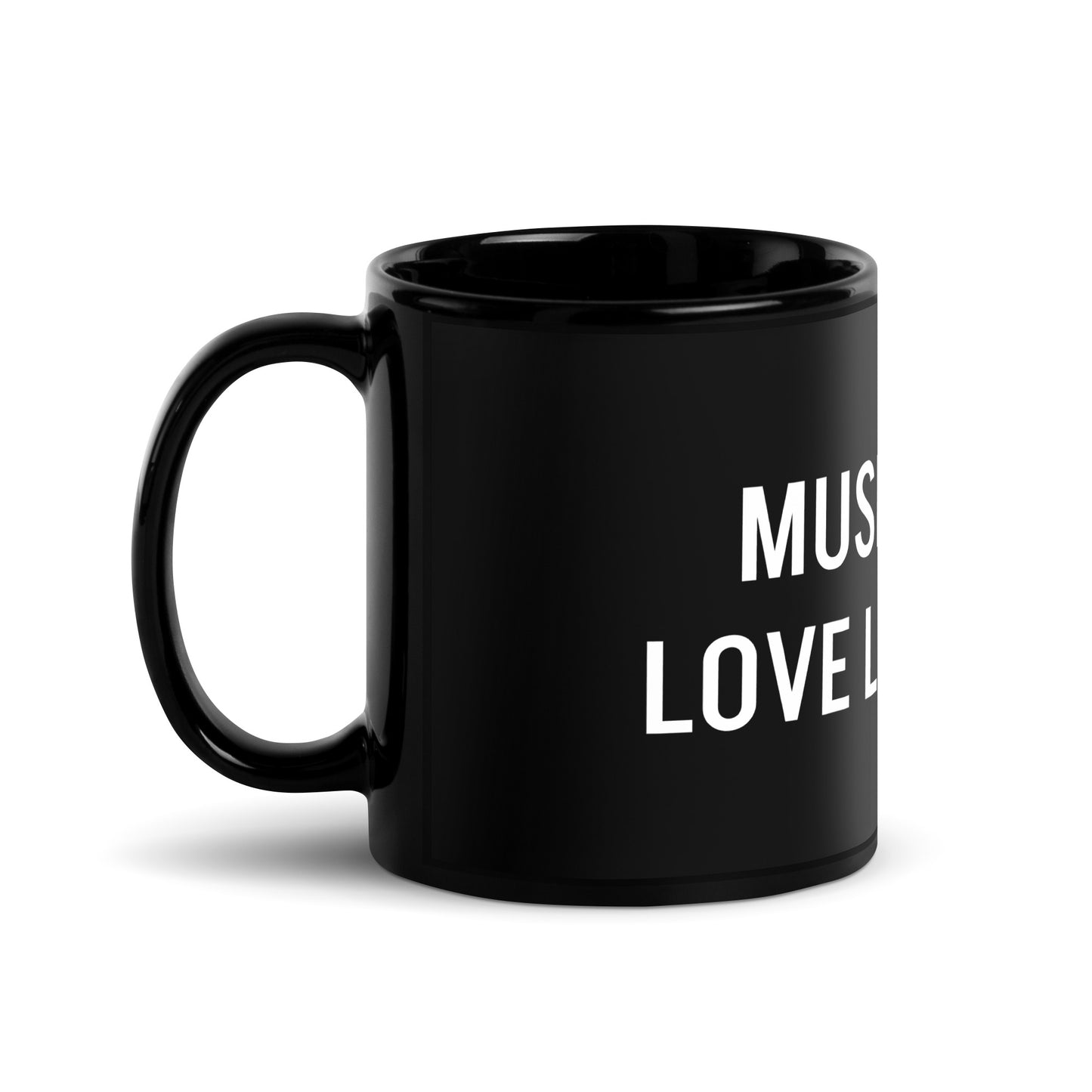 MUSIC IS MY LOVE LANGUAGE BLACK MUG