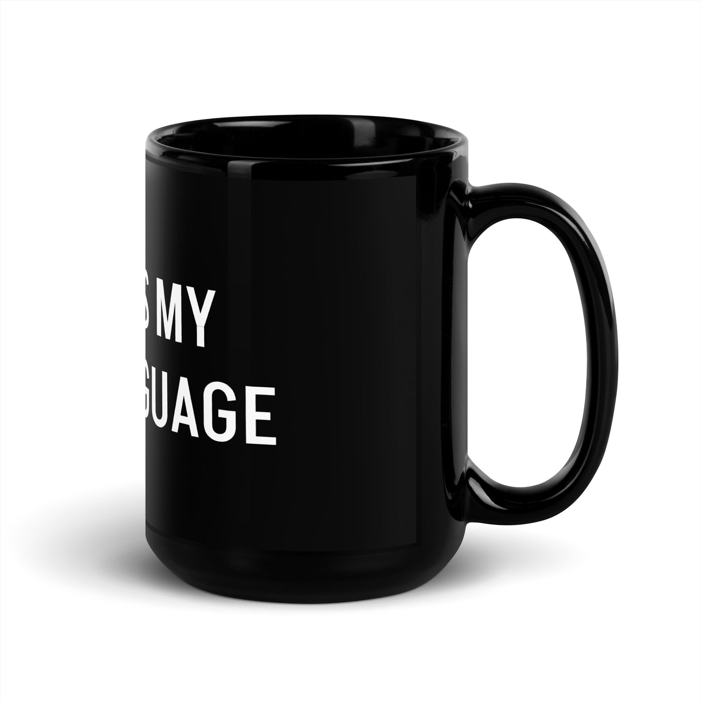 MUSIC IS MY LOVE LANGUAGE BLACK MUG