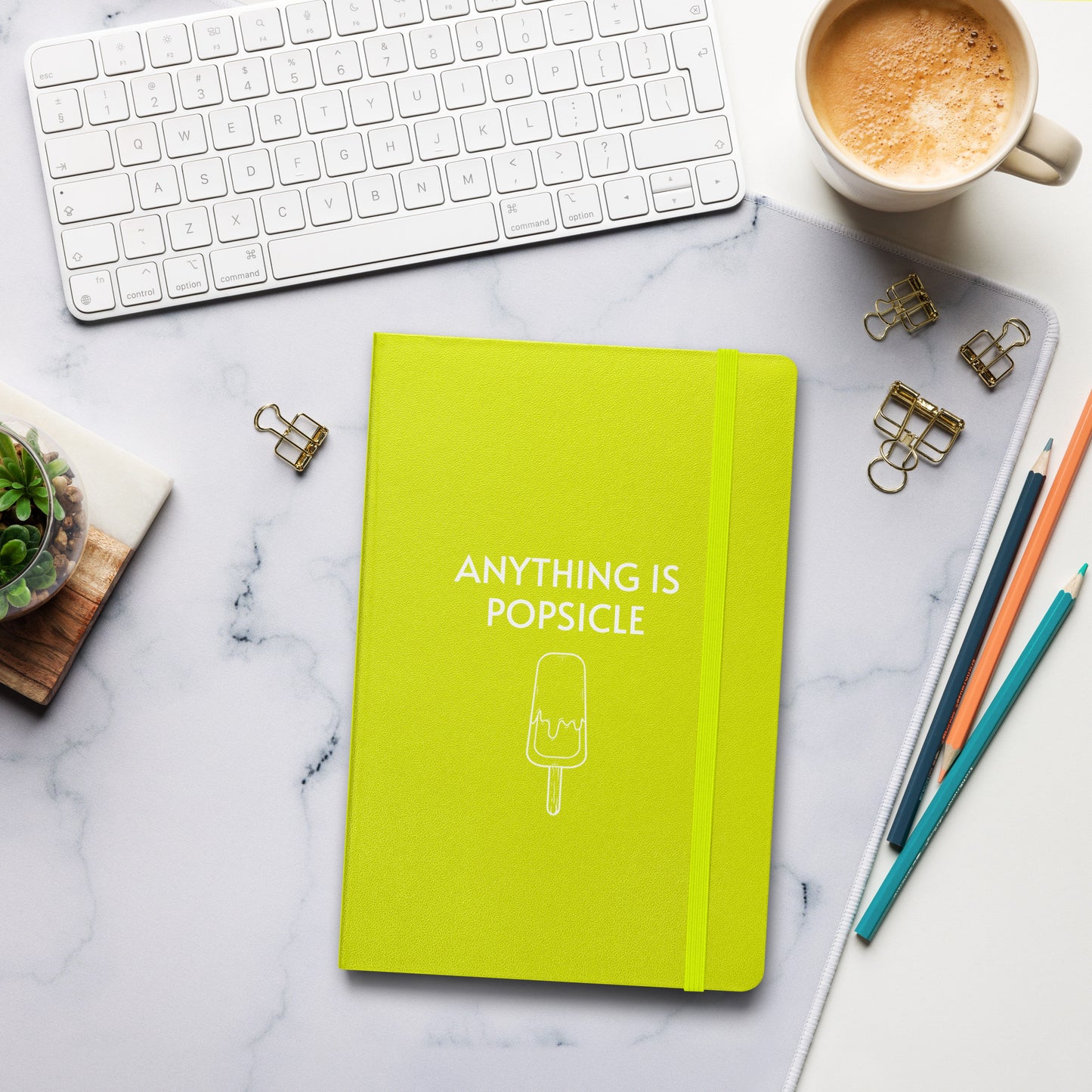 ANYTHING IS POPSICLE HARDCOVER NOTEBOOK