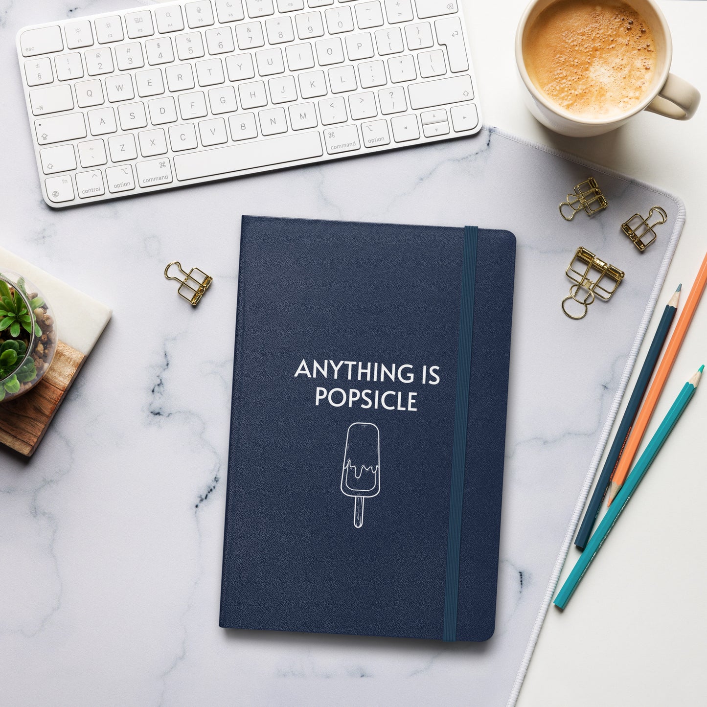 ANYTHING IS POPSICLE HARDCOVER NOTEBOOK