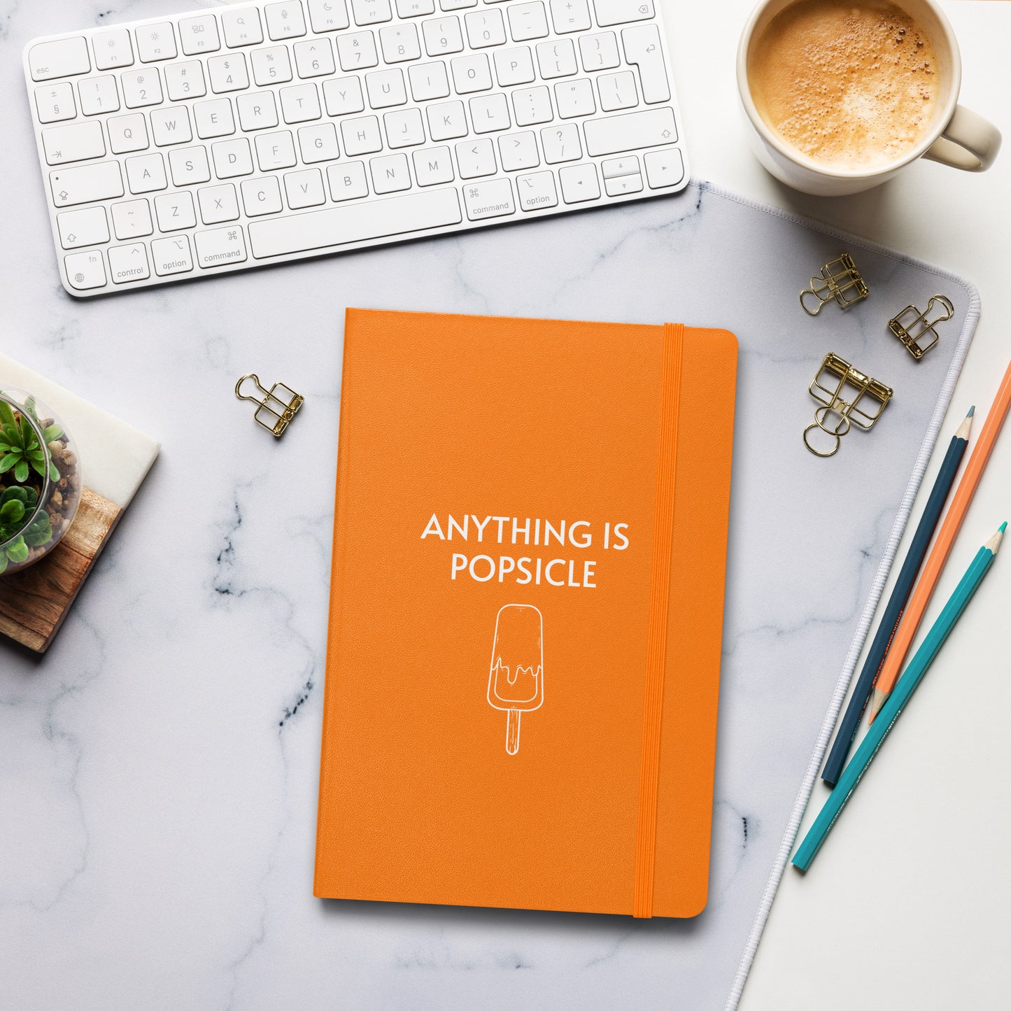 ANYTHING IS POPSICLE HARDCOVER NOTEBOOK