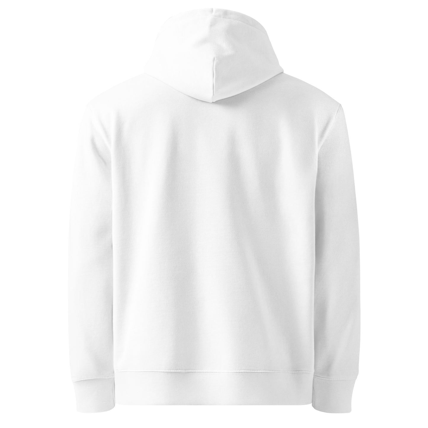 GOD IS A MUSICIAN WHITE Unisex 100% ORGANIC HOODIE