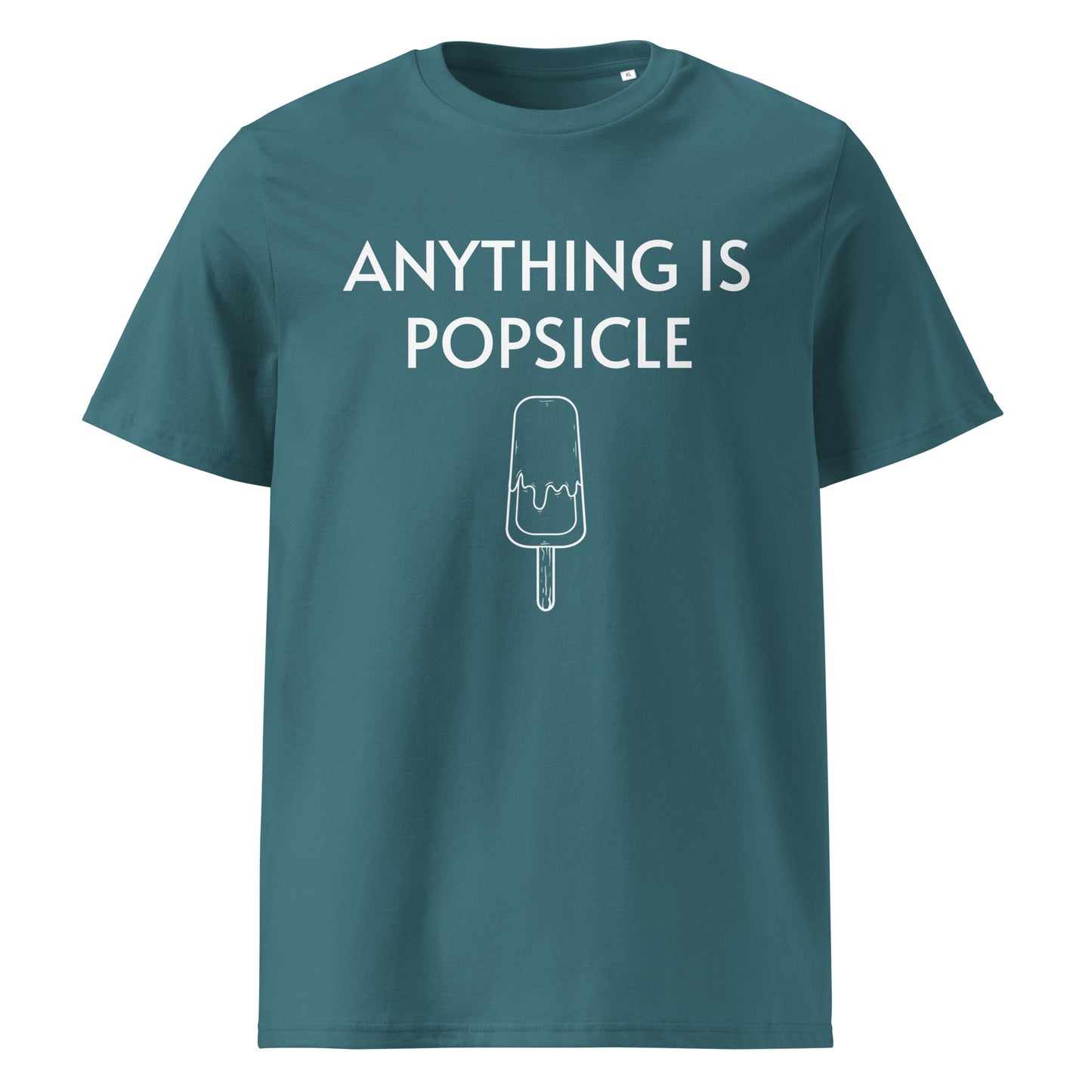 ANYTHING IS POPSICLE UNISEX ORGANIC T-SHIRT