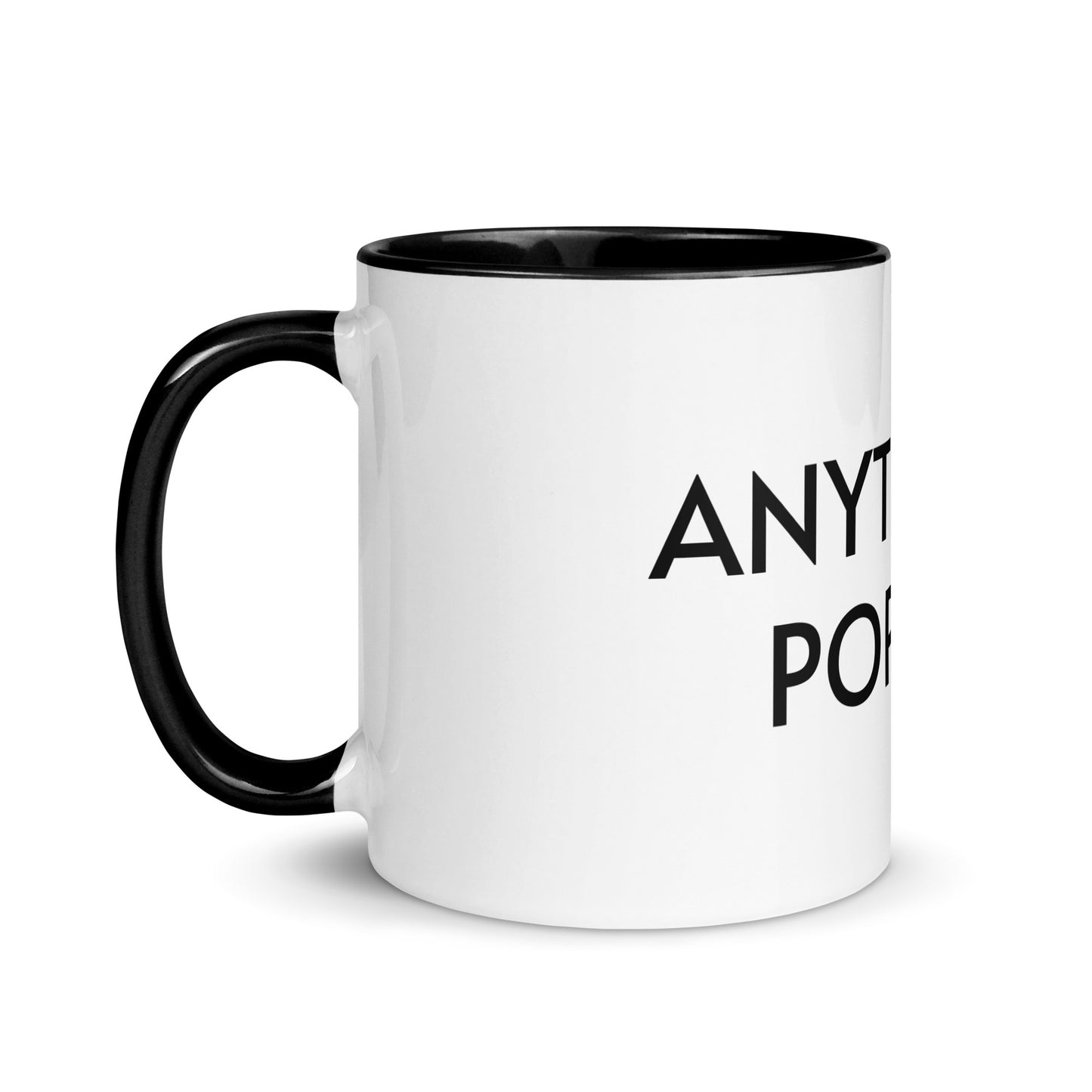 ANYTHING IS POPSICLE Mug with Color Inside