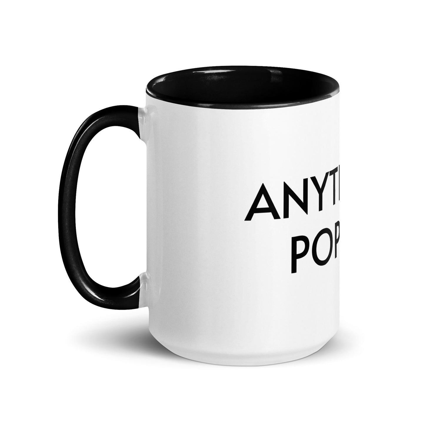 ANYTHING IS POPSICLE Mug with Color Inside