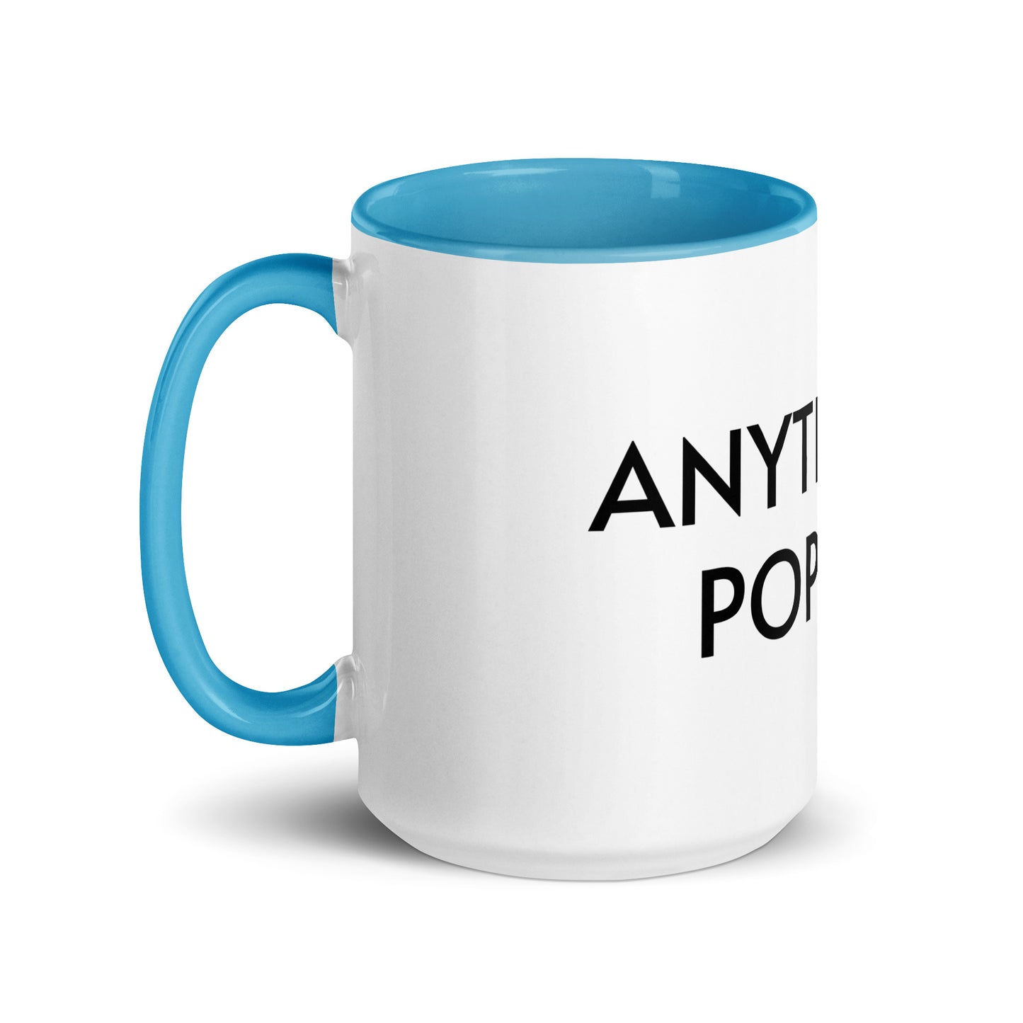 ANYTHING IS POPSICLE Mug with Color Inside