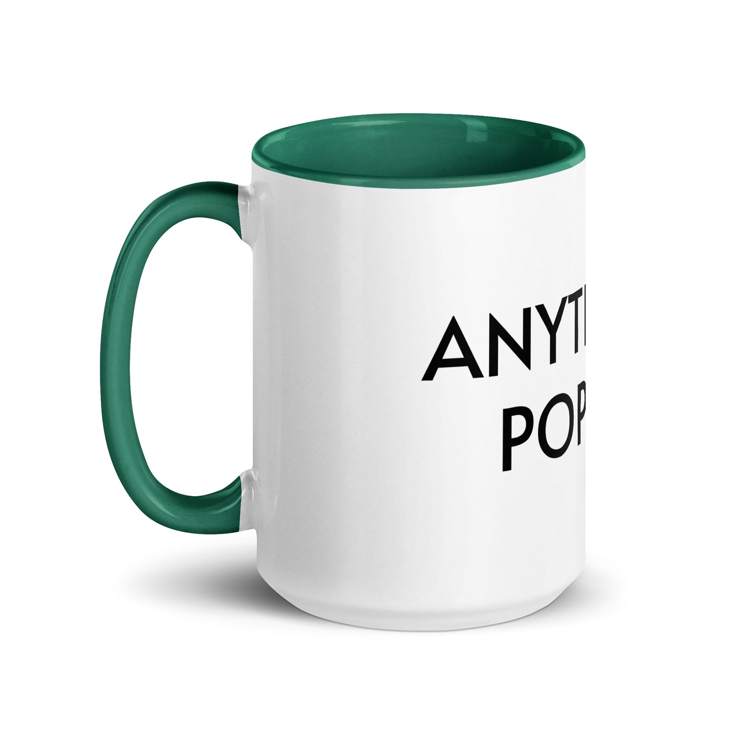 ANYTHING IS POPSICLE Mug with Color Inside