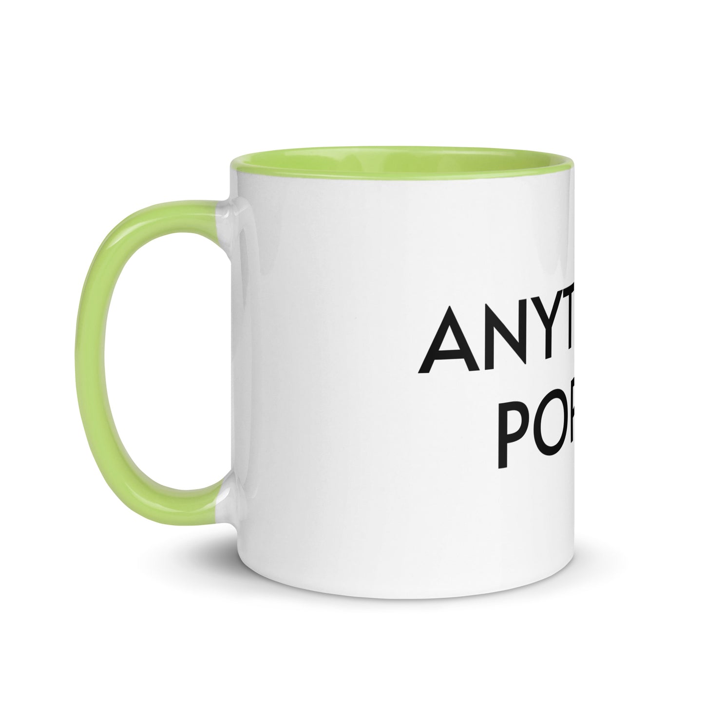 ANYTHING IS POPSICLE Mug with Color Inside