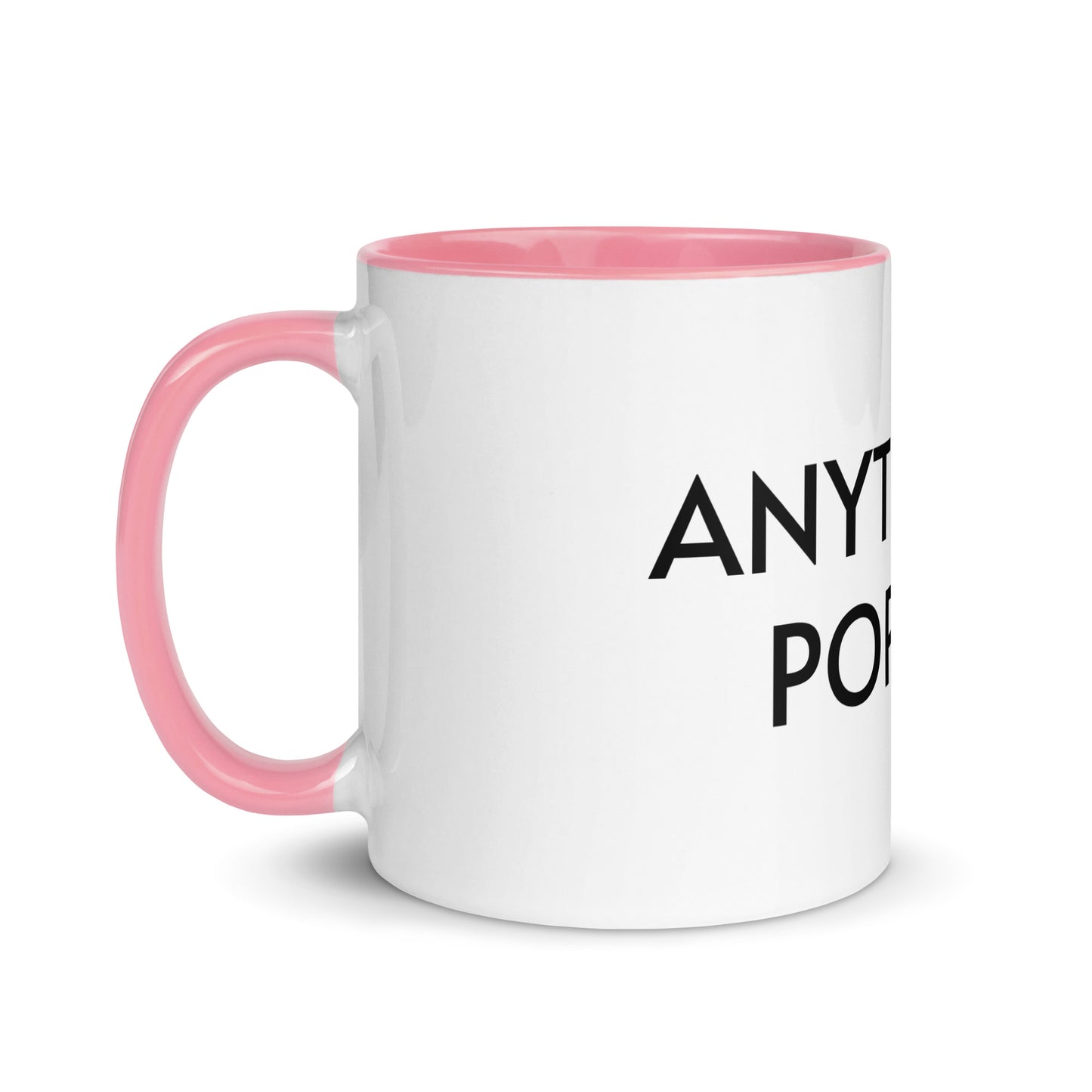 ANYTHING IS POPSICLE Mug with Color Inside