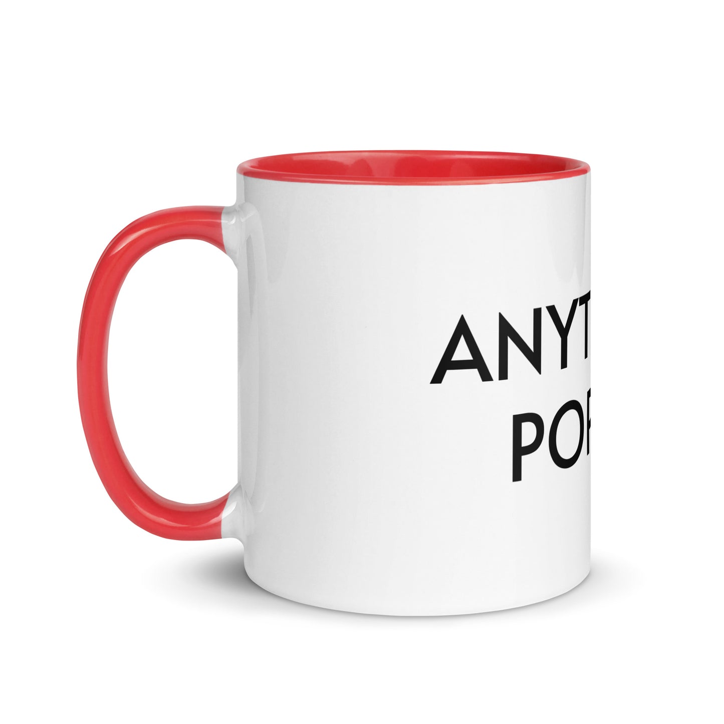 ANYTHING IS POPSICLE Mug with Color Inside