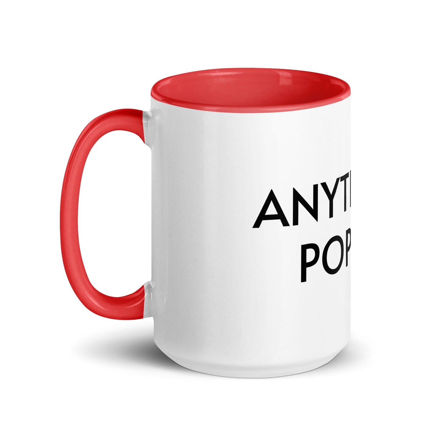 ANYTHING IS POPSICLE Mug with Color Inside