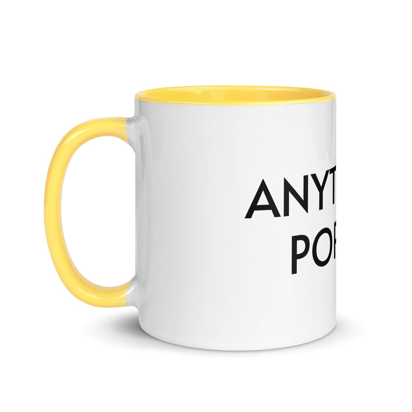 ANYTHING IS POPSICLE Mug with Color Inside