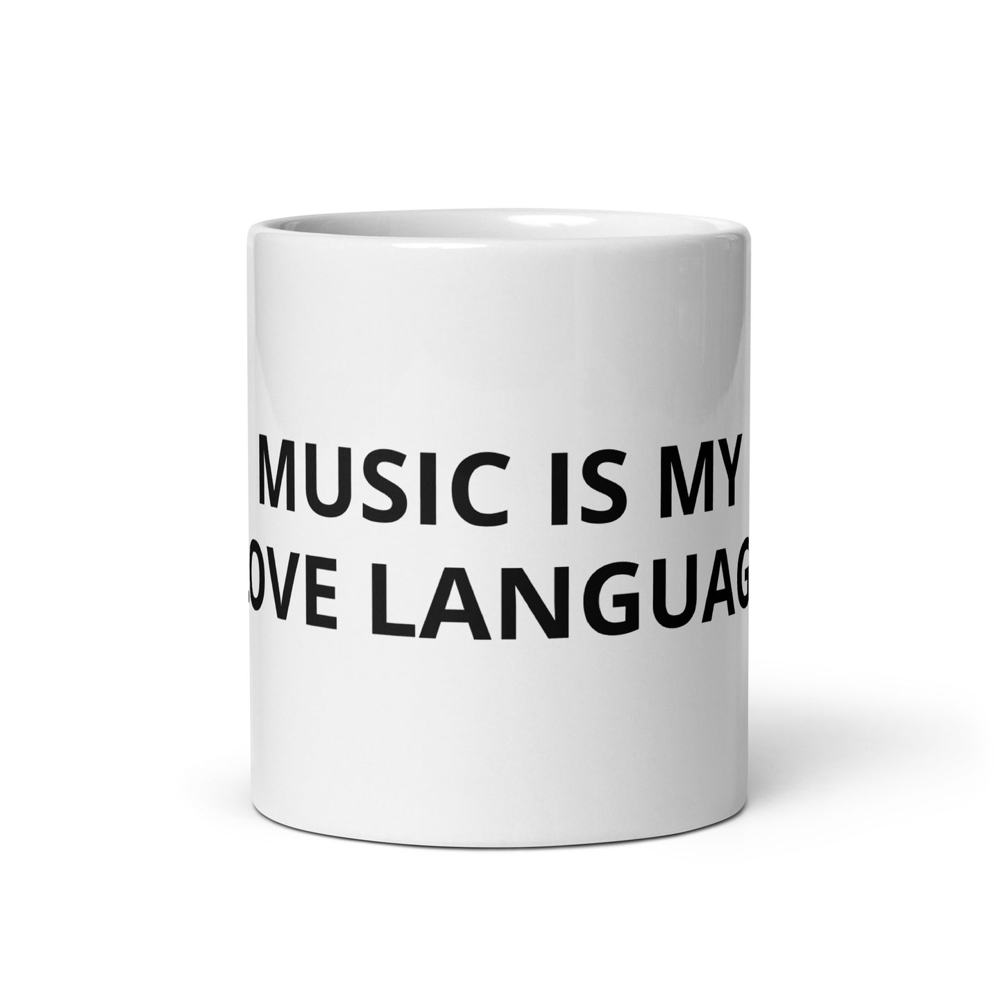 MUSIC IS MY LOVE LANGUAGE WHITE MUG