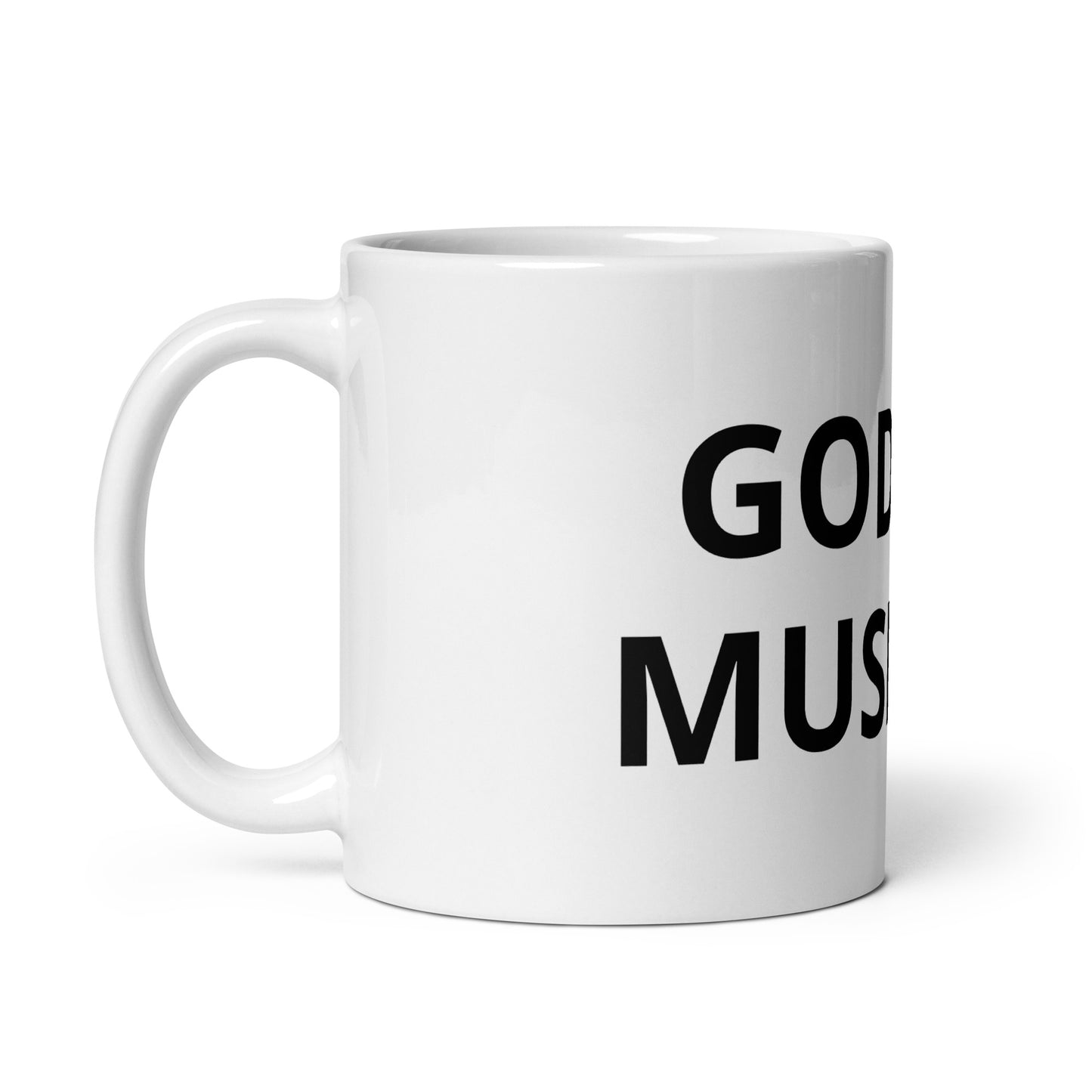 GOD IS A MUSICIAN WHITE MUG