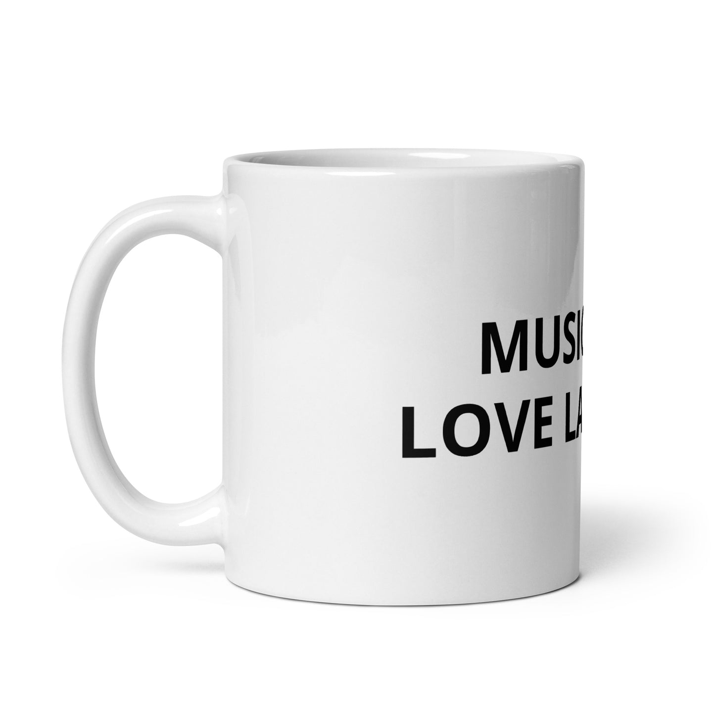 MUSIC IS MY LOVE LANGUAGE WHITE MUG