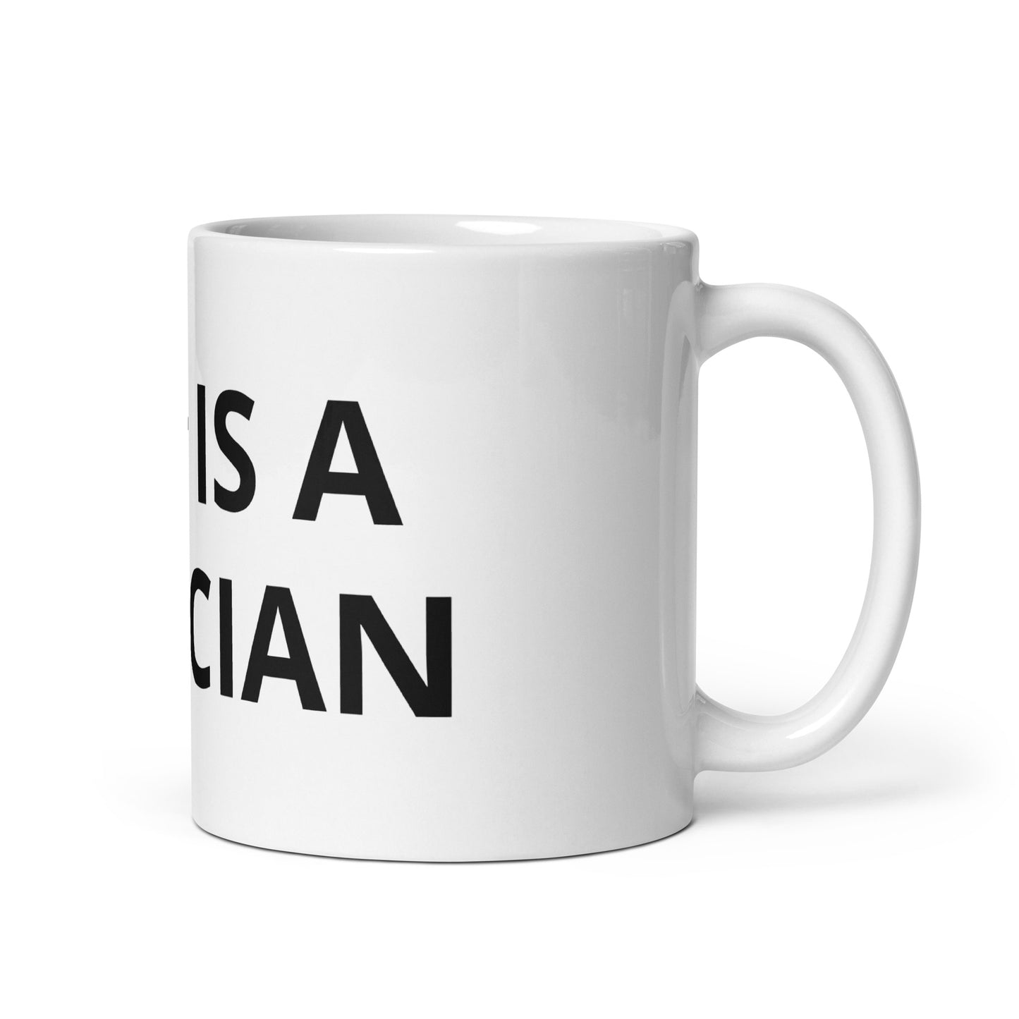 GOD IS A MUSICIAN WHITE MUG