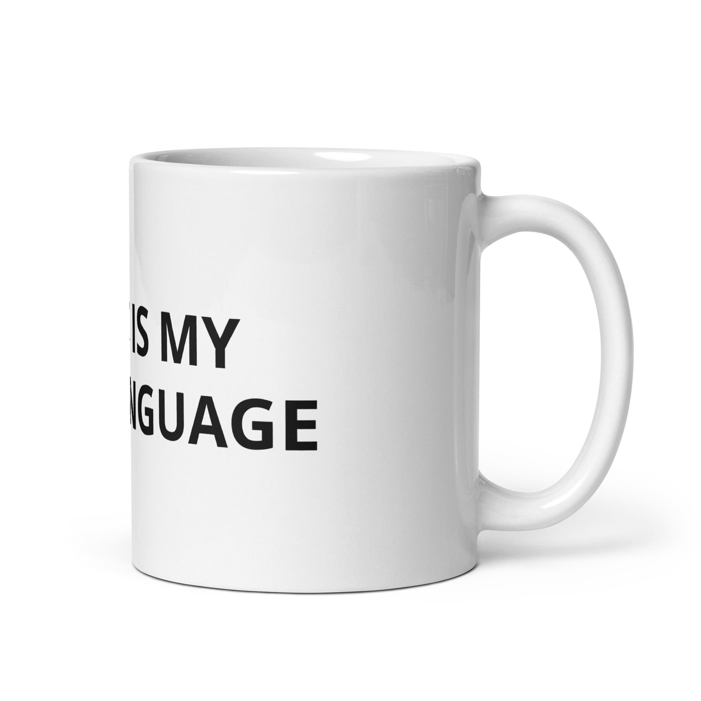 MUSIC IS MY LOVE LANGUAGE WHITE MUG