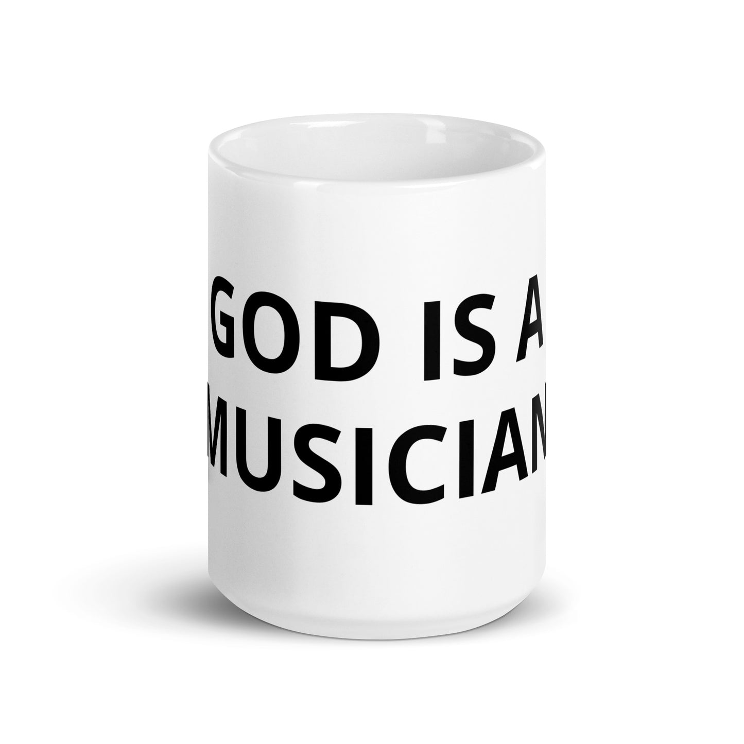 GOD IS A MUSICIAN WHITE MUG