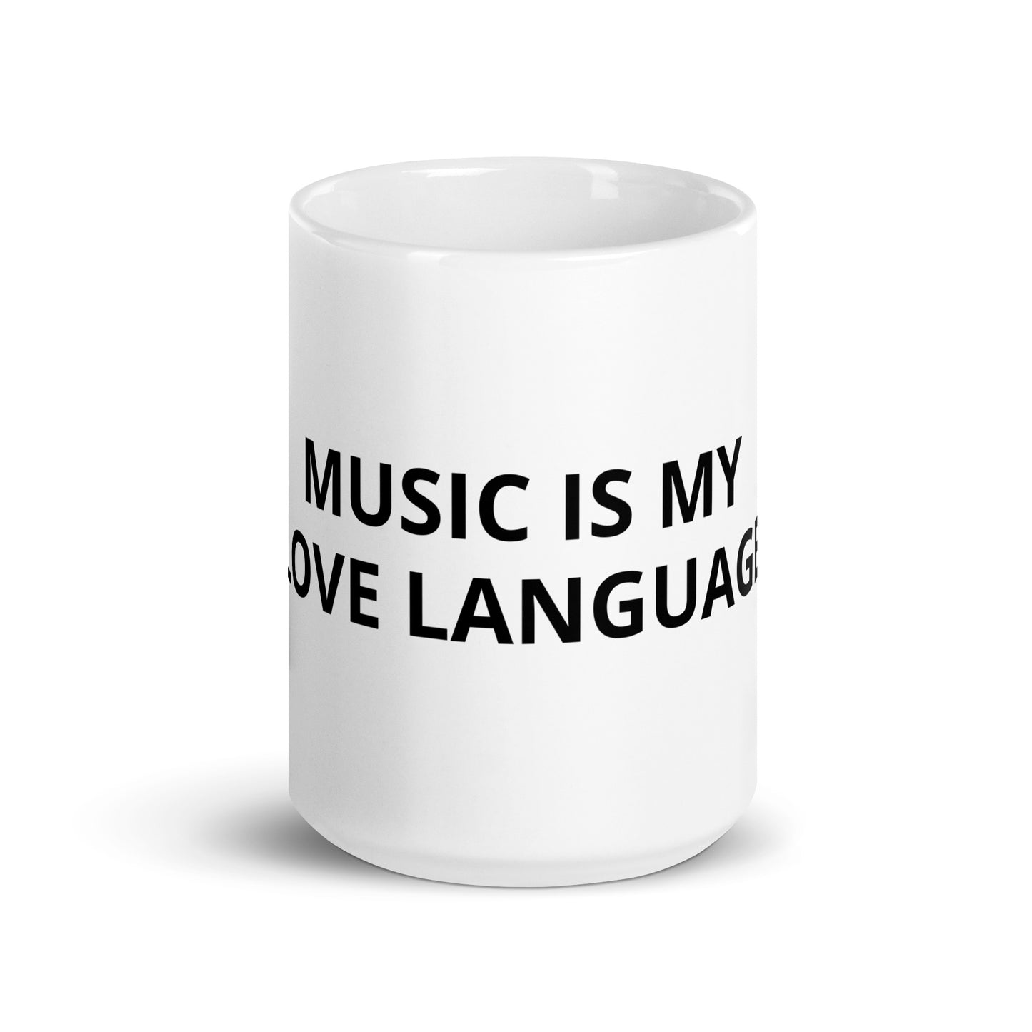 MUSIC IS MY LOVE LANGUAGE WHITE MUG