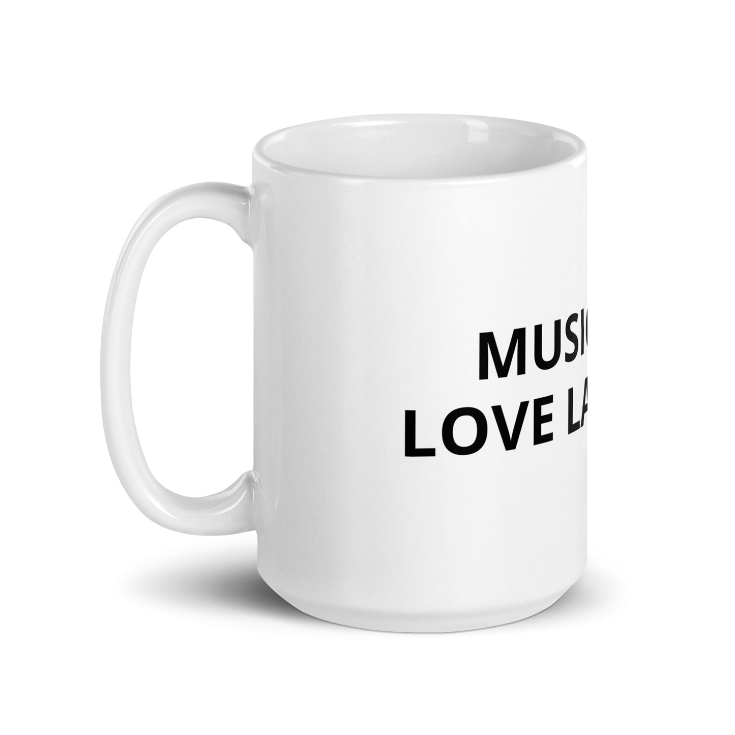 MUSIC IS MY LOVE LANGUAGE WHITE MUG