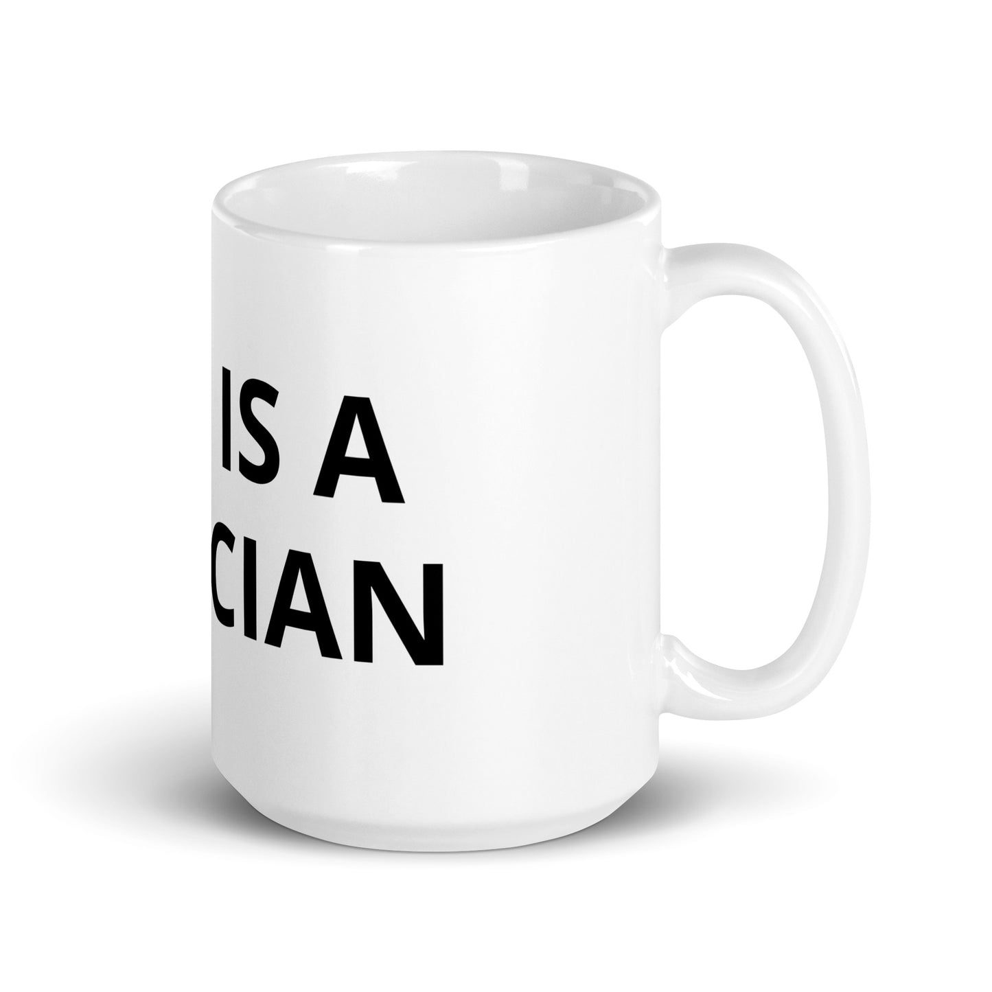 GOD IS A MUSICIAN WHITE MUG