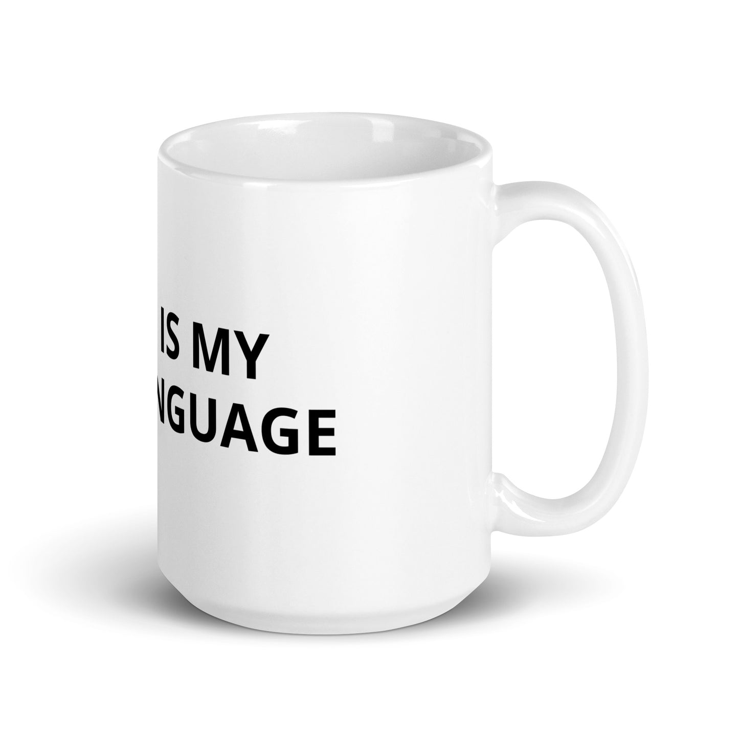 MUSIC IS MY LOVE LANGUAGE WHITE MUG