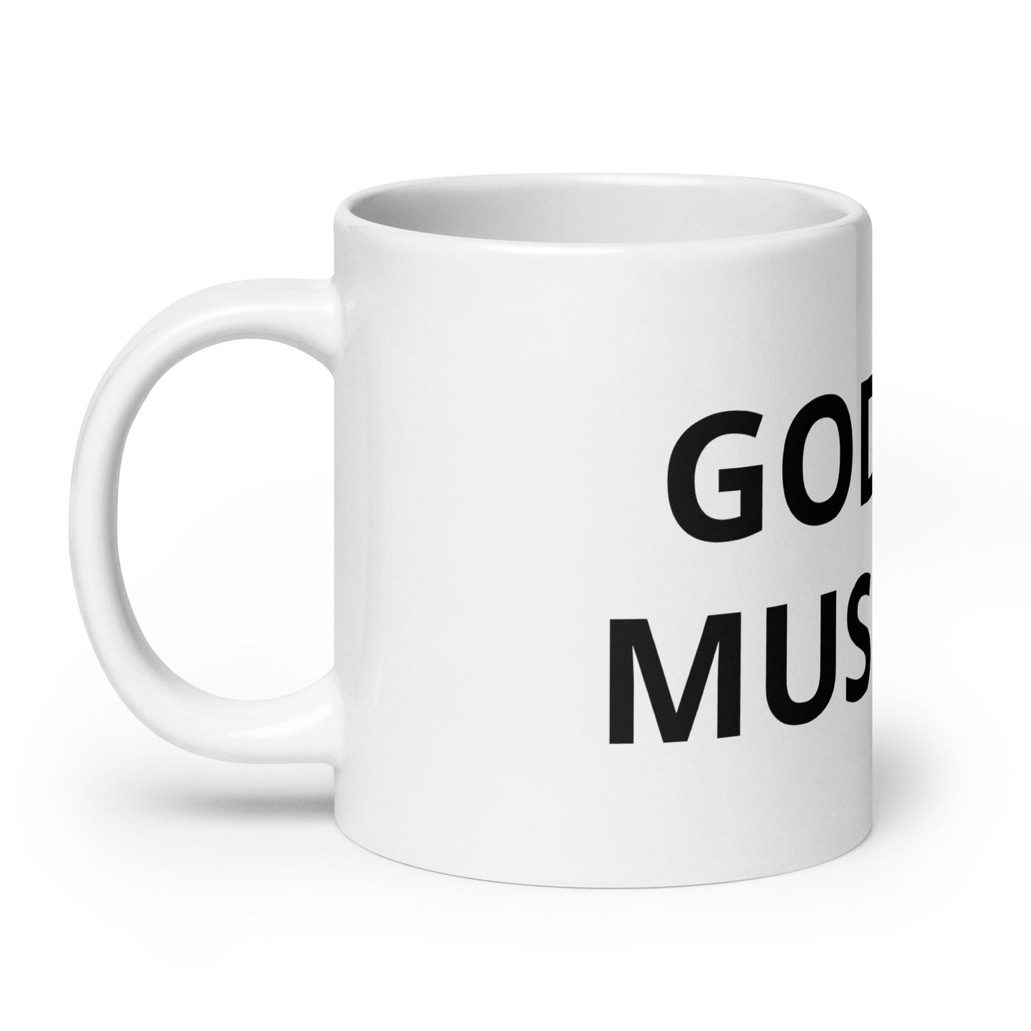 GOD IS A MUSICIAN WHITE MUG