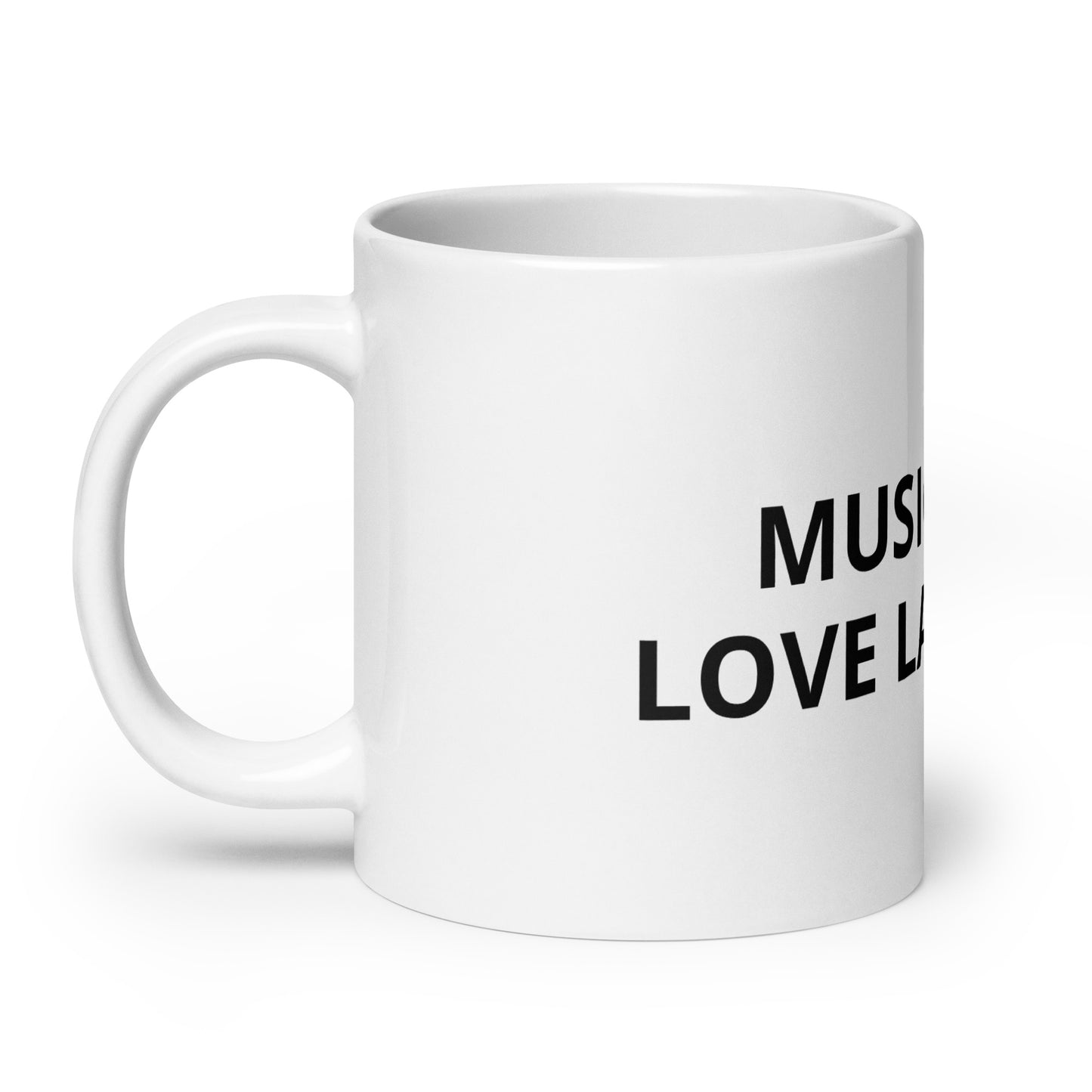 MUSIC IS MY LOVE LANGUAGE WHITE MUG