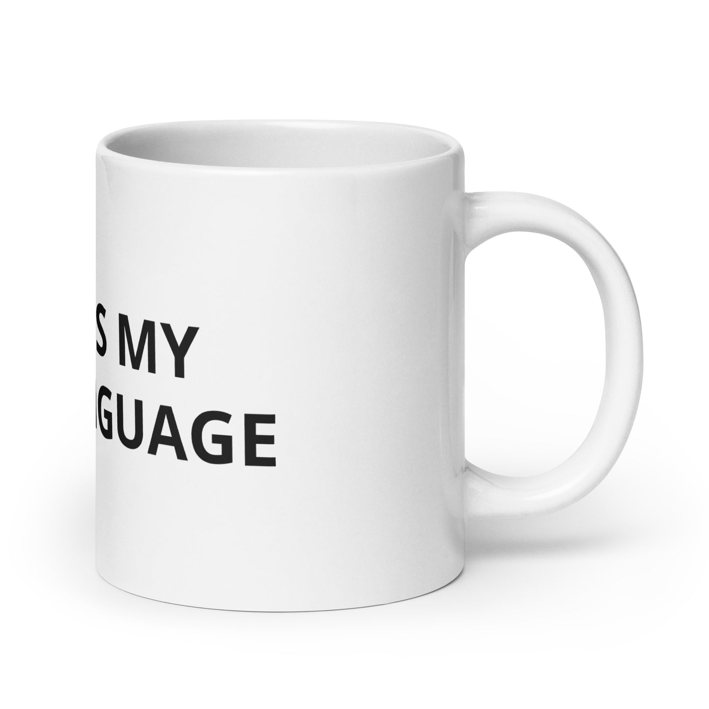 MUSIC IS MY LOVE LANGUAGE WHITE MUG